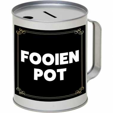 Kinder cadeau/kado fooienpot collectebus spaarpot