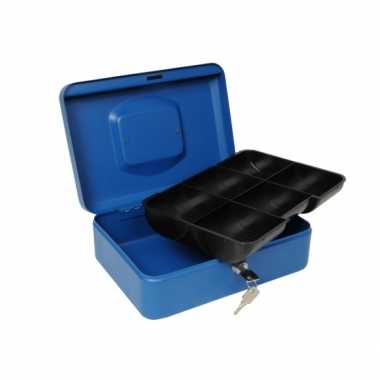 Kinder  Marktkluisje blauw spaarpot