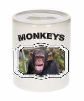 Dieren chimpansee spaarpot monkeys apen spaarpotten kinderen