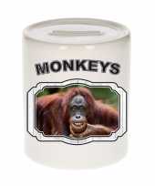 Dieren gekke orangoetan spaarpot monkeys apen spaarpotten kinderen