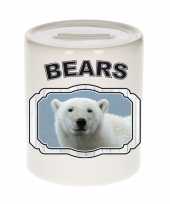 Dieren witte ijsbeer spaarpot bears ijsberen spaarpotten kinderen